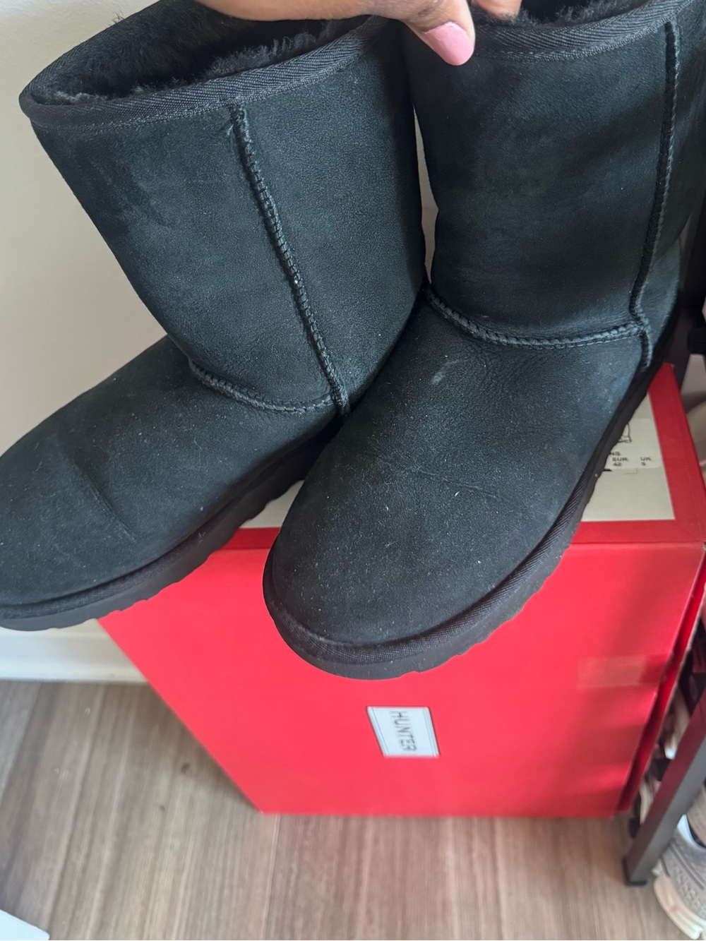UGG Black Classic Short Boots